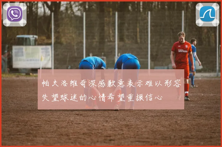 帕夫洛维奇深感歉意表示难以形容失望球迷的心情希望重振信心